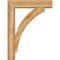 Ekena Millwork Thorton Block Rough Sawn Bracket w/ Offset Brace, Western Red Cedar, 8"W x 36"D x 48"H BKT0806X36X48THR05RWR - alternate 4